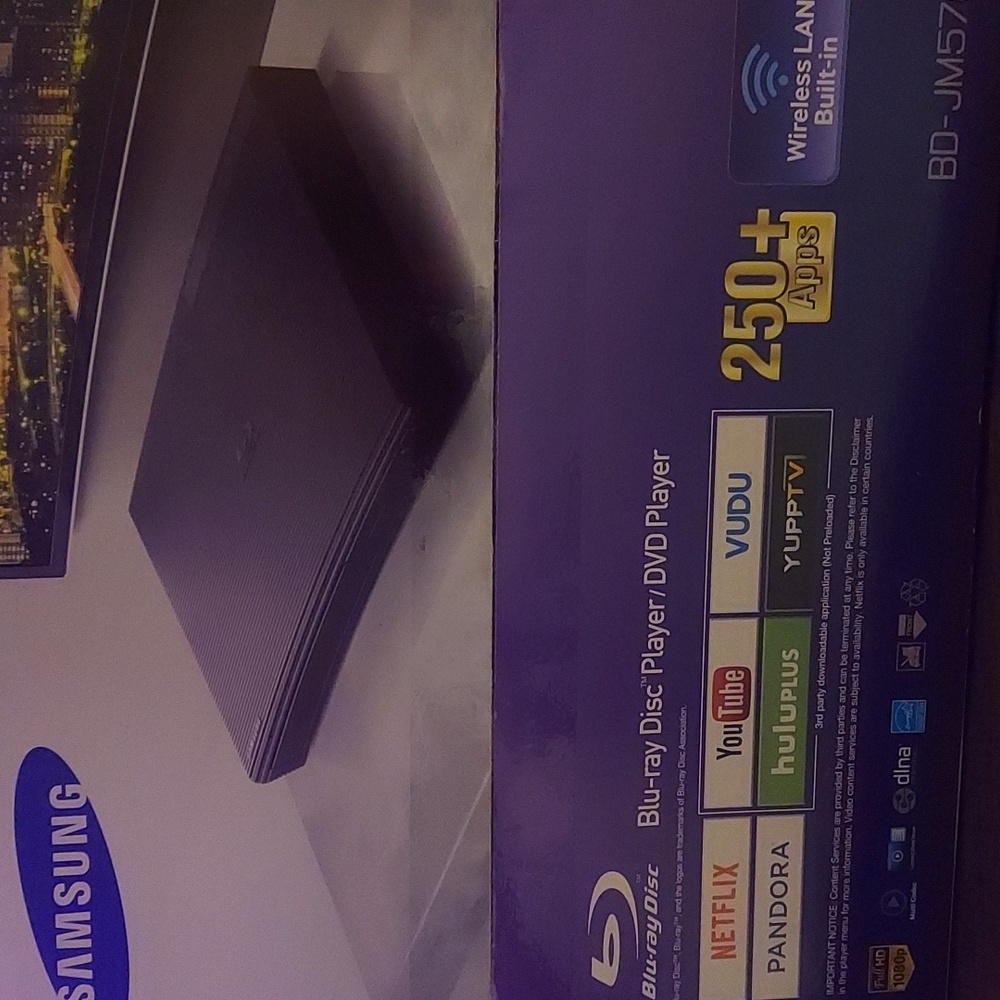 Samsung Blu-ray Disc DVD Player BD-JM57C New